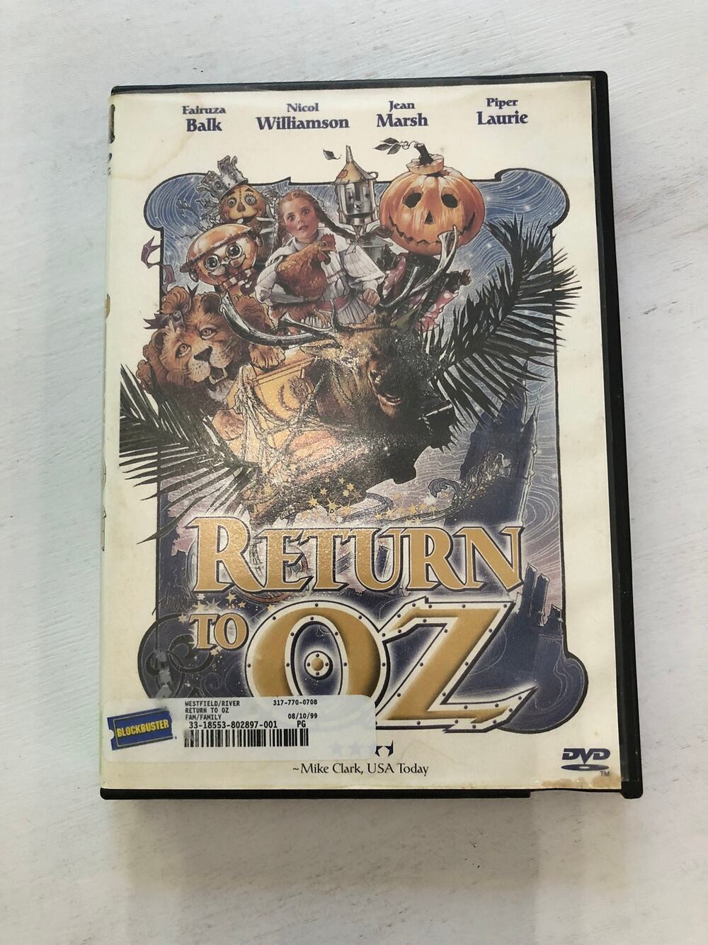 Return To Oz DVD Block Buster Tested and Works